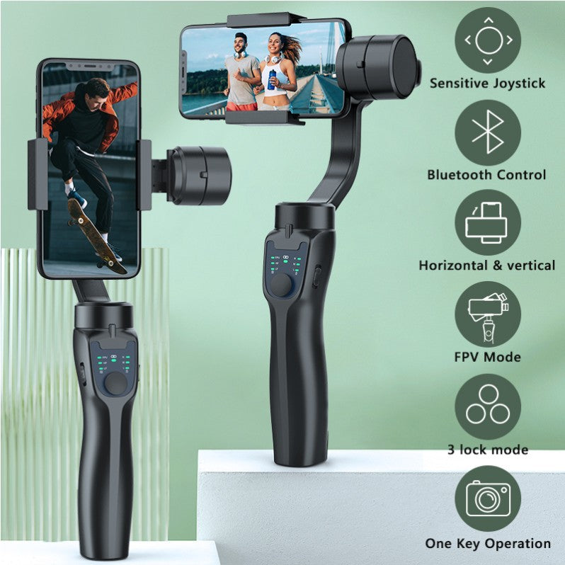 F8 mobile phone camera stabilizer handheld three-axis anti shake platform Tiktok live broadcast tripod short video camera stabilizer