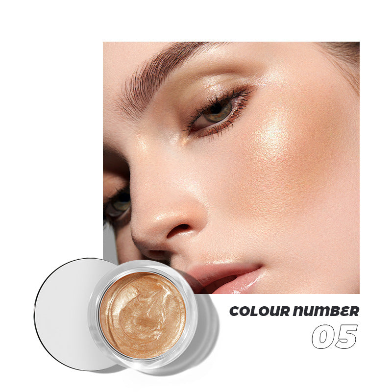 La sombra de ojos con rubor líquido de 10 colores de Pudaier ilumina los labios y las mejillas para darle un contorno natural con finos reflejos brillantes.