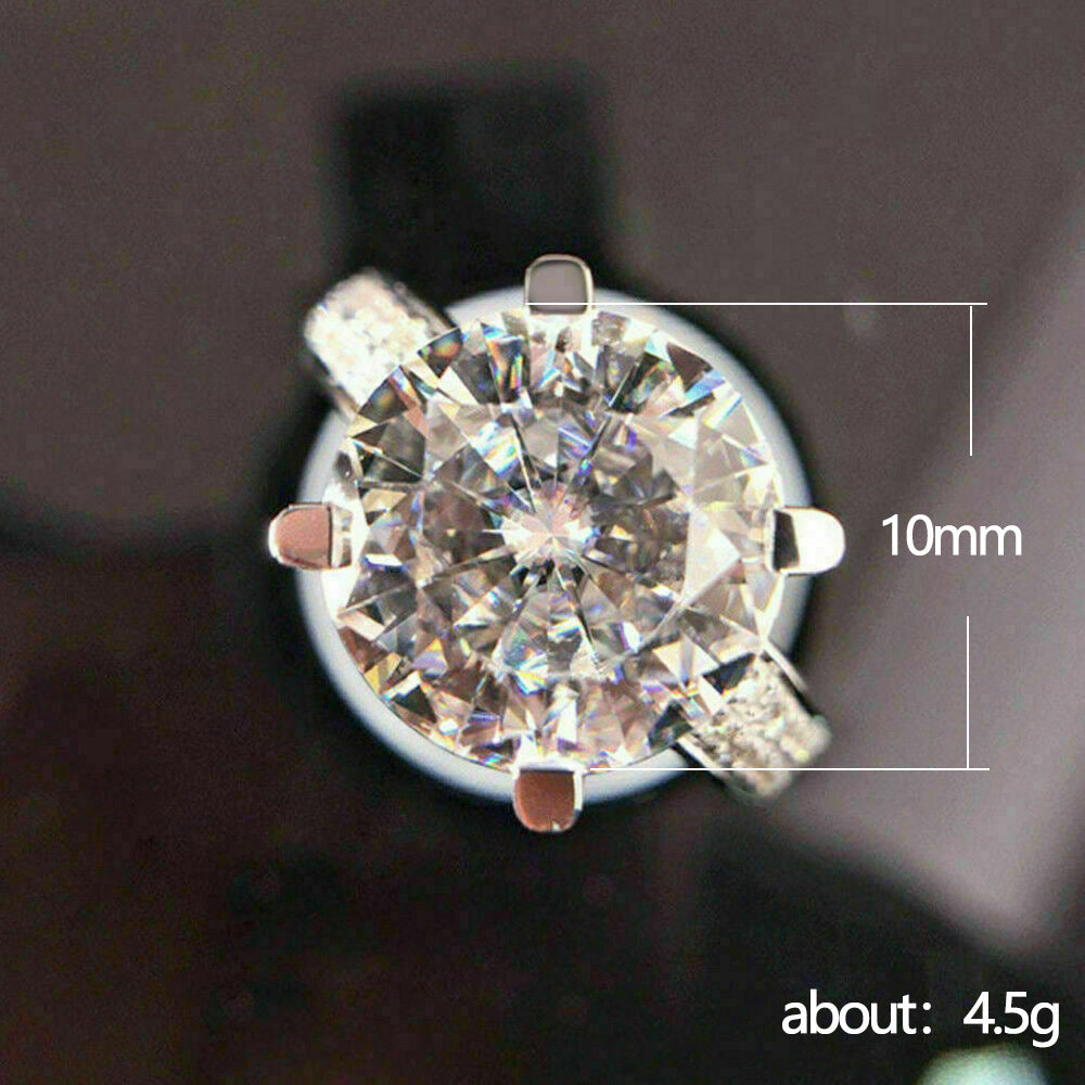 Versión coreana de anillo de compromiso y propuesta de diamantes con simulación de capullo de flor de cuatro garras de moda de lujo ligero