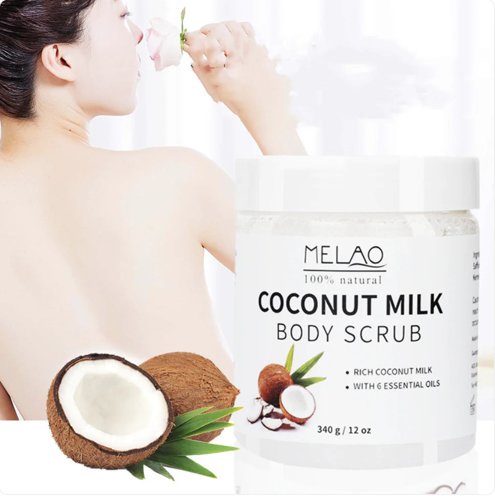 Exfoliante corporal con leche de coco