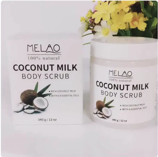 Exfoliante corporal con leche de coco