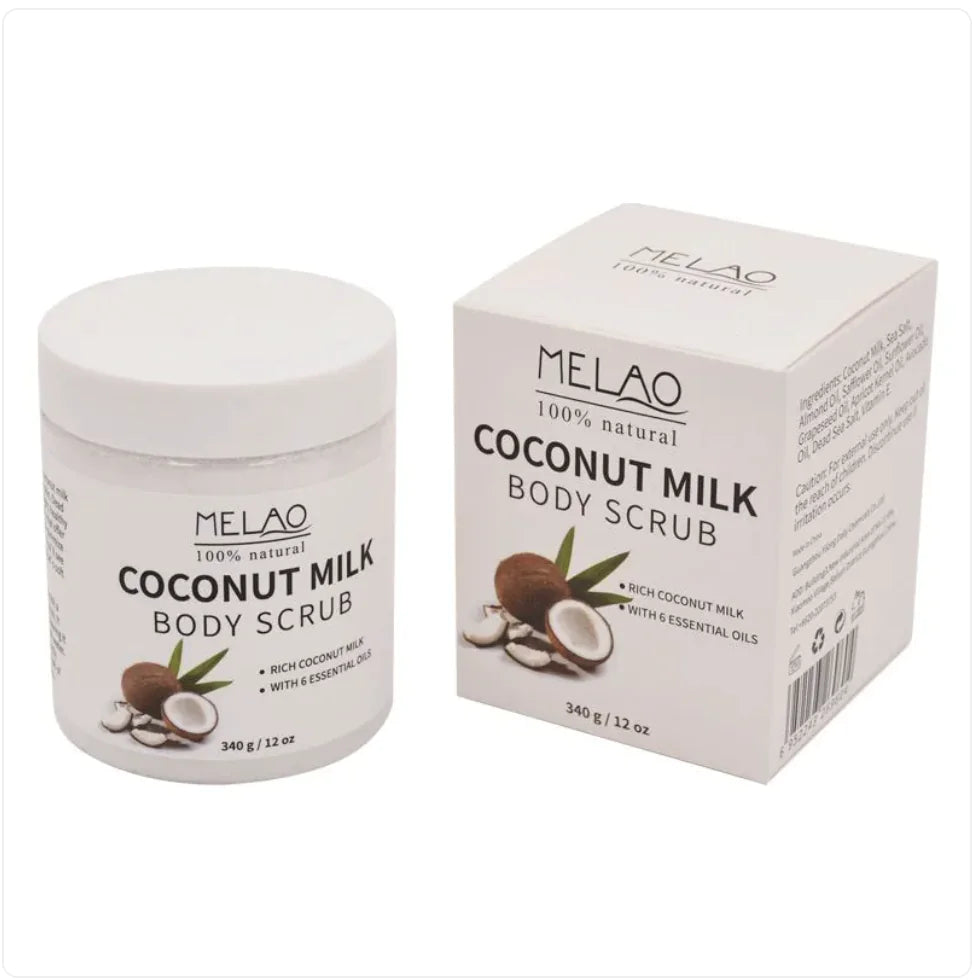 Exfoliante corporal con leche de coco